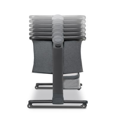 Приставне ліжечко Lionelo Timon Graphite