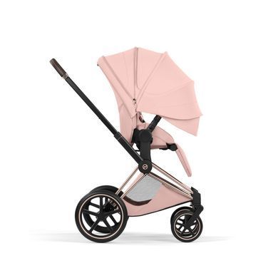 Тканевый чехол для прогулочного блока Cybex Priam/e-Priam Style Collection Peach Pink с увеличенным капюшоном, ремни One-Pull