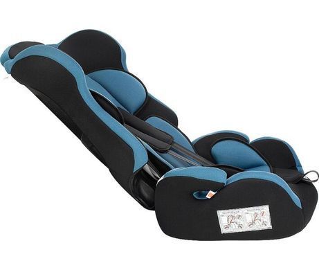 Автокрісло Bair Alpha 1/2/3 (9-36 кг) DA2924 чорний - темно-бірюзовий