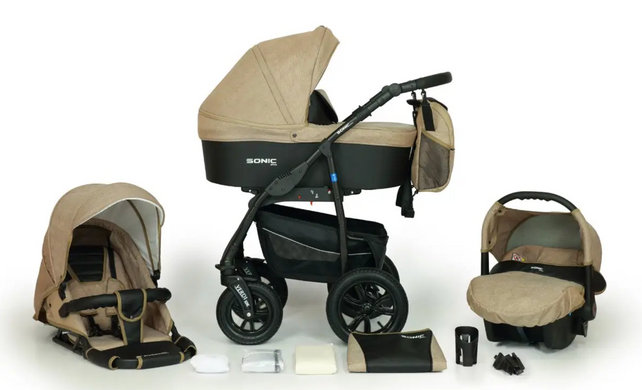 Коляска 3 в 1 Verdi Sonic Plus 9023-VSP-05, 05, бежевый