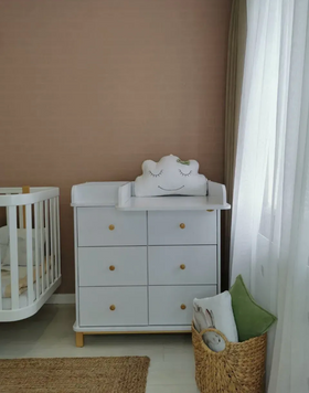 Комод-пеленатор Angelo Глорі бук 90 см, 6 шухляд, функція знімного пеленатора з органайзером