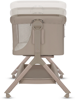 Детская приставная кроватка Lionelo LEONIE PLUS BEIGE TAUPE
