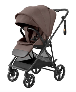 Прогулочная коляска CARRELLO Extra CRL-5532 Vintage Brown с реверсивным блоком, легкий вес, большие резиновые колеса с амортизацией