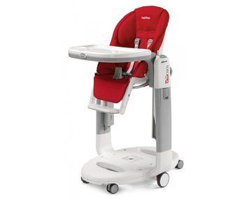 Стул-качалка для кормления Peg-Perego Tatamia Follow Me Fragola красный