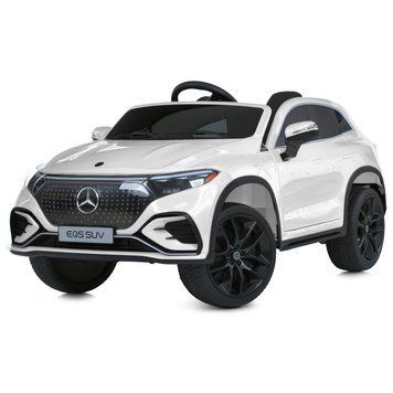 Детский электромобиль Bambi Racer M 6161EBLR-1 белый "Mersedes" со световыми эффектами, музыка, двери открывающиеся, пульт управления