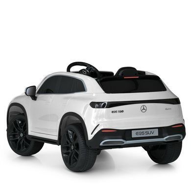 Детский электромобиль Bambi Racer M 6161EBLR-1 белый "Mersedes" со световыми эффектами, музыка, двери открывающиеся, пульт управления