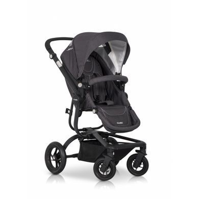 Коляска 2 в 1 EasyGo Soul (без сумки) 9023-EGS-04, anthracite, графит