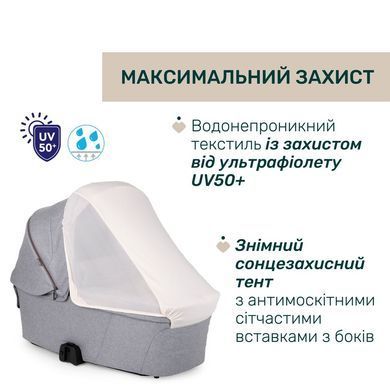 Коляска 2в1 Chicco Bellagio 2 LUNAR ROCK зі складанням OneTouch, реверсивне сидіння, великі колеса з амортизацією