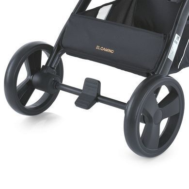 Прогулочная коляска El Camino Dynamic Pro ME 1053-3 Redwood водоотталкивающее покрытие и большие колеса для бездорожья