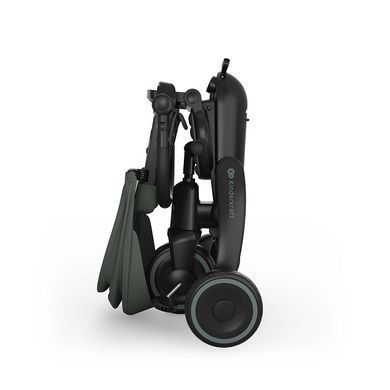 Велосипед триколісний дитячий Kinderkraft Jazz 3 Green (KRJAZZ03GRE0000) з обертовим сидінням на 360, регулювання ручки, компактне складання