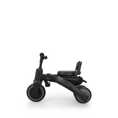 Велосипед триколісний дитячий Kinderkraft Jazz 3 Green (KRJAZZ03GRE0000) з обертовим сидінням на 360, регулювання ручки, компактне складання