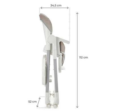 Стільчик для годування 3в1 Kinderkraft Tulo Beige (KHTULO00BEG0000)