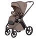 Коляска 2в1 CARRELLO Vector CRL-6552 2в1 Cashmere Beige збільшена люлька, маневрені великі колеса, знімний текстиль