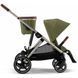 Прогулянкова коляска Cybex Gazelle S TPE Moss Green для новонароджених, 20 конфігурацій