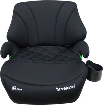 Автокрісло-бустер VELANO Gravo i-Size ISOFIX black з підсклянником, стандарт безпеки R129/03