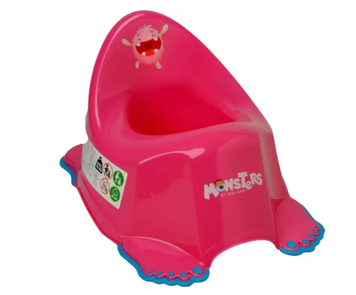Горшок детский антискользящий Tega Baby MONSTERS pink