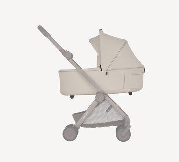 Люлька Anex Air-Q Carrycot Vanille до коляски Anex Air-Q зі складаною конструкцією, вентиляція 360, легко зняти з шасі