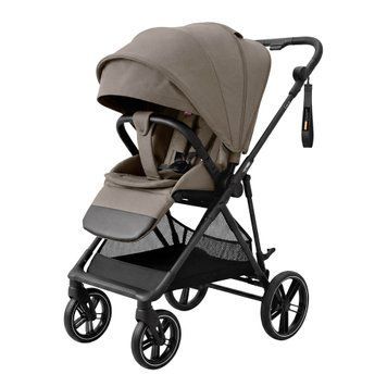 Прогулочная коляска CARRELLO Extra CRL-5532 Spring Beige с реверсивным блоком, легкий вес, большие резиновые колеса с амортизацией