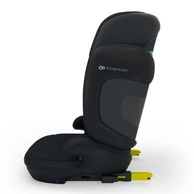 Автокресло Kinderkraft Xpand 2 PRO i-Size Black (KCXPPR02BLK0000) з розкладною спинкою, захист від бокових ударах SPS, оббивка AIR FLOW