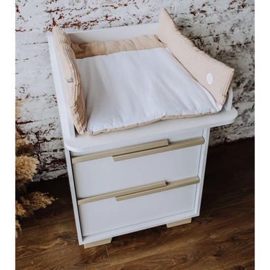 Комод-пеленатор Angelo Loft Mini белый-мокко