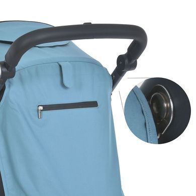 Прогулочная коляска El Camino Dynamic Pro ME 1053-3 Arctic водоотталкивающее покрытие и большие колеса для бездорожья