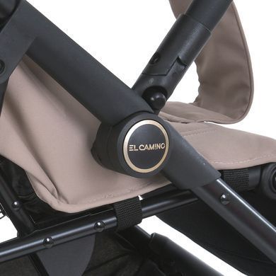 Прогулянкова коляска EL CAMINO FIJI ME 1113-2 Beige Matt з великим копюшоном та системою амортизації