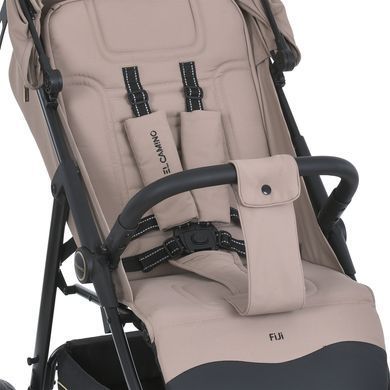 Прогулянкова коляска EL CAMINO FIJI ME 1113-2 Beige Matt з великим копюшоном та системою амортизації