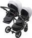 Коляска 2 в 1 для двойни Bair Next DUO Soft 31 серый