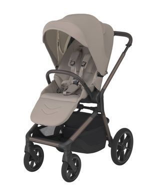 Коляска 2в1 ESPIRO NOBLE 09 CASHMERE з великими колесами ETPU, амортизація, Memory Buttons, потрійна вентиляція люльки, реверсивний прогулянковий блок