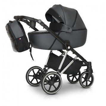 Коляска 3 в 1 Verdi Makan Elektro 9023-VME-09, grey, сірий