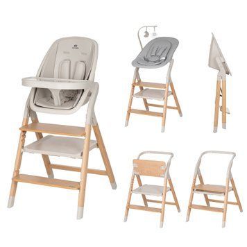 Стульчик для кормления и шезлонг 3в1 Carrello Ergo CRL-16701 Linen Beige