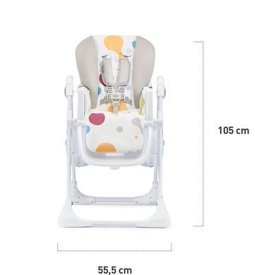 Стільчик для годування Kinderkraft Yummy Grey (KKKYUMMGRY0000)