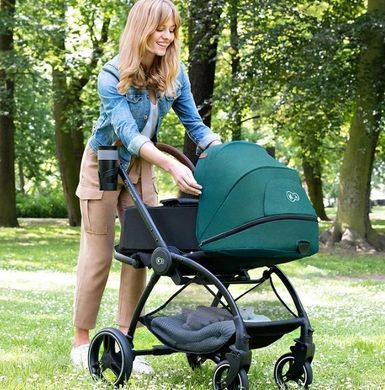 Універсальна коляска 2 в 1 Kinderkraft Evolution Cocoon Midnight Green (KKWEVCOGBL2000)
