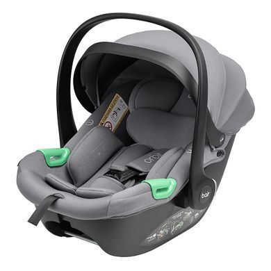 Автокресло Bair Orbit with Base i-size ORB-05 Grey с вращающейся базой ISOFIX, вкладыш для новорожденных, съемный текстиль