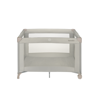 Манеж Lionelo AMELIE BEIGE SAND з компактним складанням, легка вага, сумка для транспортування, матрац із піни T25