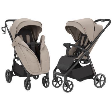 Прогулочная коляска Carrello Bravo M/Lite CRL-5529 Fortune Beige с подсветкой, легкая коляска
