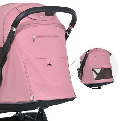 Прогулочная коляска El Camino BEYA ME 2024 1127-S Blush Pink с автоматической сборкой и большими колесами