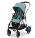 Прогулочная коляска Cybex e-Gazelle S TPE Stormy Blue 2024 с электроприводом