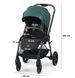 Універсальна коляска 2 в 1 Kinderkraft Evolution Cocoon Midnight Green (KKWEVCOGBL2000)