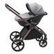 Автокресло Bair Orbit with Base i-size ORB-05 Grey с вращающейся базой ISOFIX, вкладыш для новорожденных, съемный текстиль