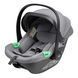 Автокресло Bair Orbit with Base i-size ORB-05 Grey с вращающейся базой ISOFIX, вкладыш для новорожденных, съемный текстиль
