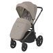 Коляска 2в1 ESPIRO NOBLE 09 CASHMERE з великими колесами ETPU, амортизація, Memory Buttons, потрійна вентиляція люльки, реверсивний прогулянковий блок
