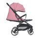 Прогулочная коляска El Camino BEYA ME 2024 1127-S Blush Pink с автоматической сборкой и большими колесами