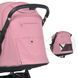 Прогулочная коляска El Camino BEYA ME 2024 1127-S Blush Pink с автоматической сборкой и большими колесами