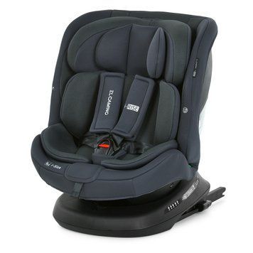 Автокрісло El Camino i-RISE ME 1207 Gray поворот на 360, ISOFIX та Top Tether, 5 нахилів спинки