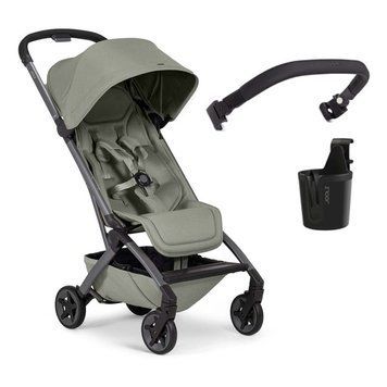 Прогулянкова коляска Joolz Aer2 BB + CH Sage Green з бампером та підсклянником, розміри для ручної поклажі IATA, легка вага