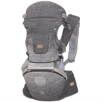 Сумка нагрудная 3 в 1 Chicco Airy Hip Seat с трансформацией, регулировка спинки и подголовника, дышащая ткань, анатомическая поддержка