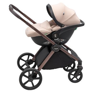 Автокресло Bair Orbit i-Size OR-03 Beige с анатомическим вкладышем для новорожденных, капюшон