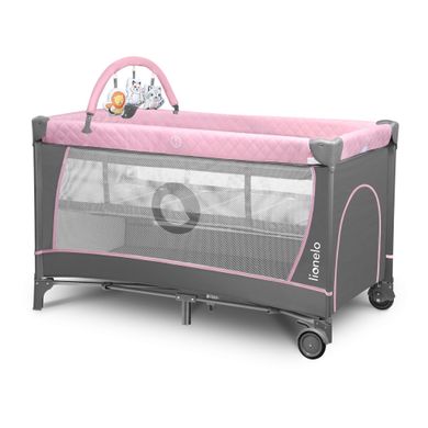 Дитяче ліжко-манеж Lionelo Flower Flamingo