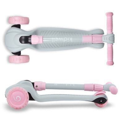 Дитячий самокат Kidwell Jax gray/pink